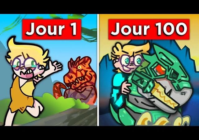 Survivre 100 Jours sur ARK Survival... Voilà ce qui s'est passé...