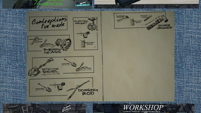 Les Outils à Fabriquer j’en ai 5 sur 8