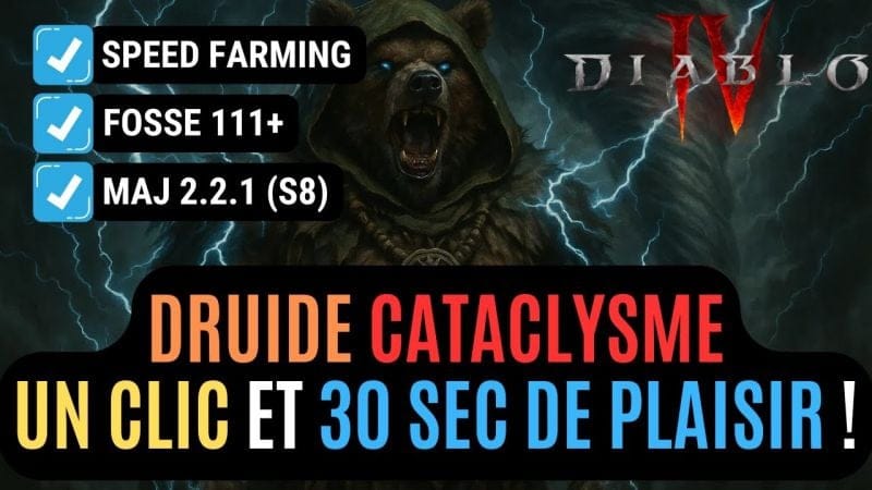 Le Méga Guide Pour Tout Comprendre Du Druide Cataclysme En Saison 8 Dans Diablo 4 !
