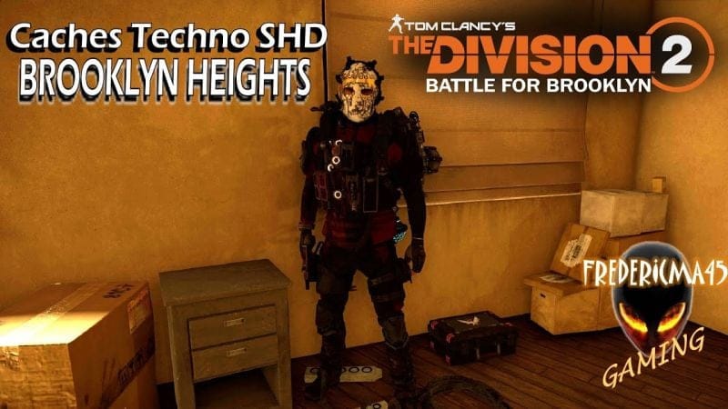 The Division 2 : Caches Techno SHD BROOKLYN HEIGHTS 5/5 Localisation / DLC Battle for Brooklyn