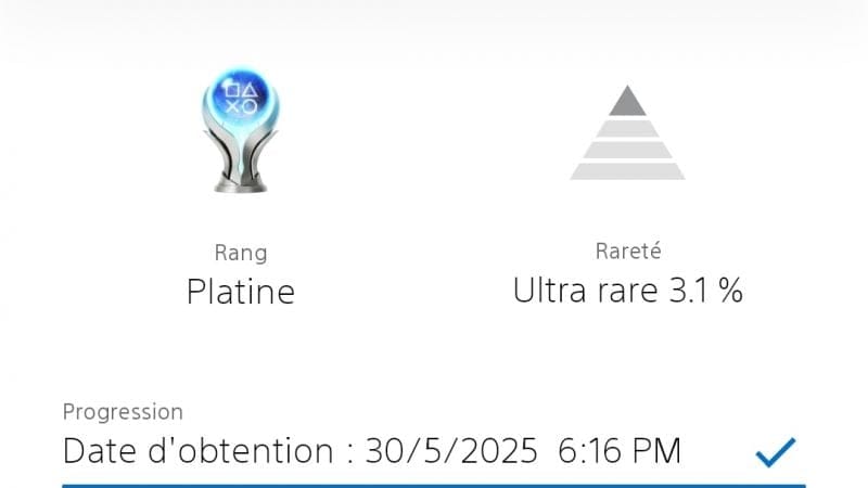 Platine 13 : Assassins Creed Shadows