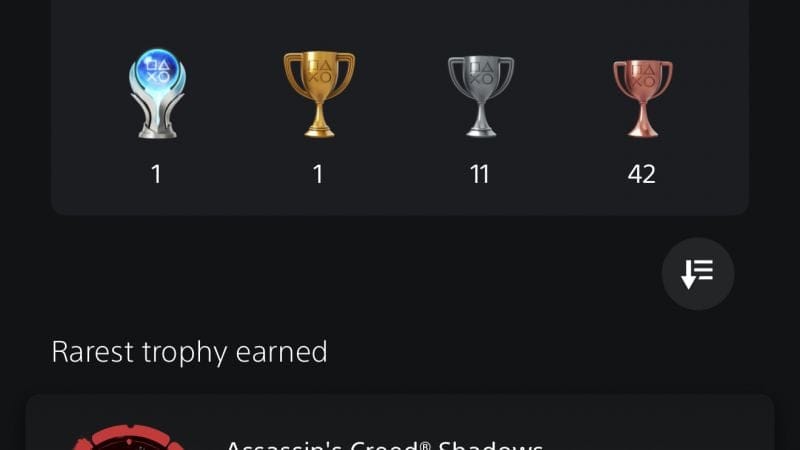 Platine 63: assassin’s creed shadow