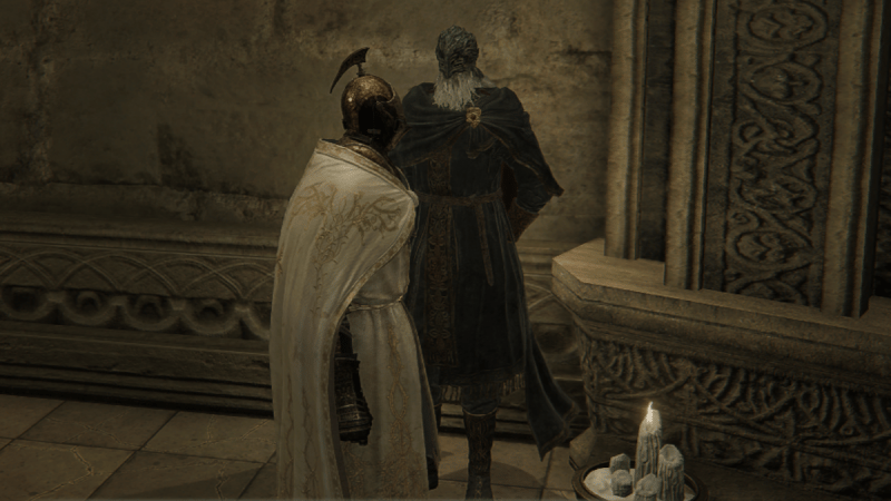 Sir Ansbach Elden Ring : Croix de Miquella, Parchemin de rite… Comment terminer la quête de ce PNJ ?  - Soluce complète de Elden Ring et du DLC Shadow of the Erdtree - jeuxvideo.com