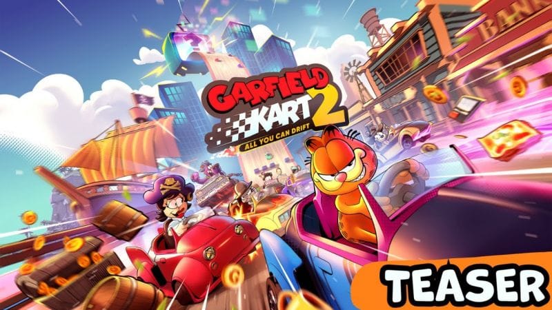 Garfield Kart 2 - All You Can Drift tentera d'apporter un peu de concurrence à Mario Kart World cette année