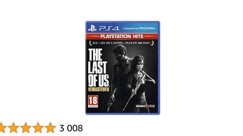 Sony,The Last Of Us Remastered PS4, 1 Joueur, Mode Multijoueurs Disponible, Version Physique avec CD, En Français, PEGI 18+, Jeu pour PlayStation 4