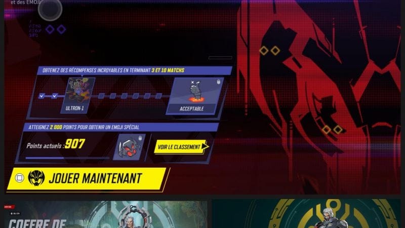 Nouveau mode Ultron Stratégique et nouveaux emojïs
