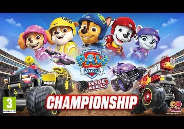 PAW Patrol Rescue Wheels: Championship annoncé, où nos chiots feront la course à bord de Monster Trucks