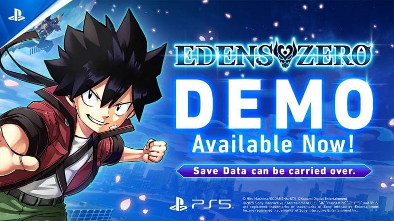 Edens Zero - Demo Announcement Trailer | PS5 Games