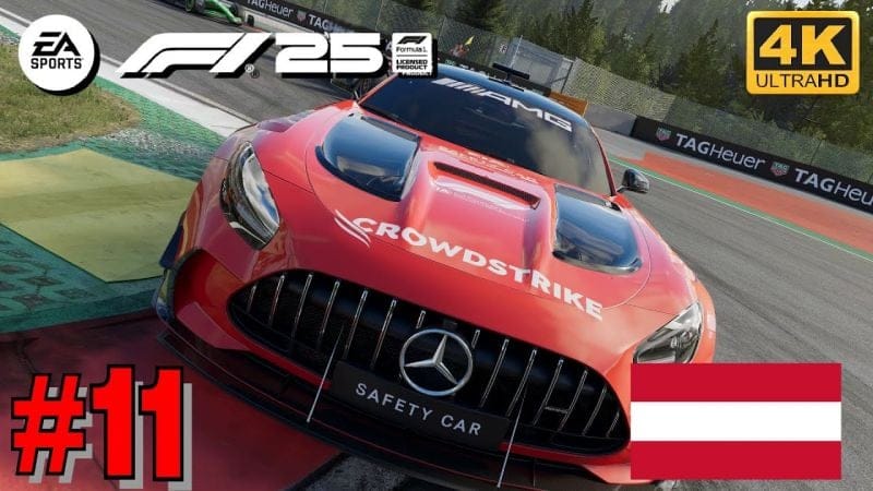 F1 25 Mode Carrière - GRAND PRIX D'AUTRICHE - HAMILTON FERRARI 4K Ultra 60fps