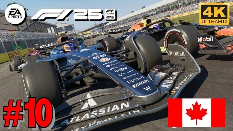 F1 25 Mode Carrière - GRAND PRIX DU CANADA - HAMILTON FERRARI 4K Ultra 60fps