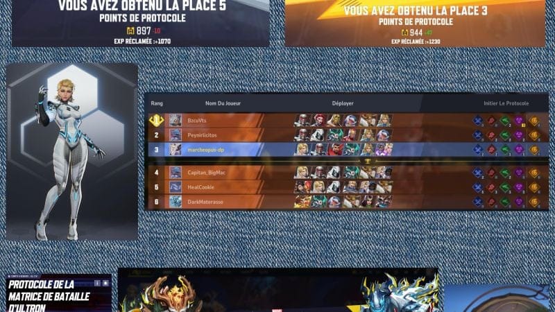 Protocole de la matrice de Bataille d’Ultron