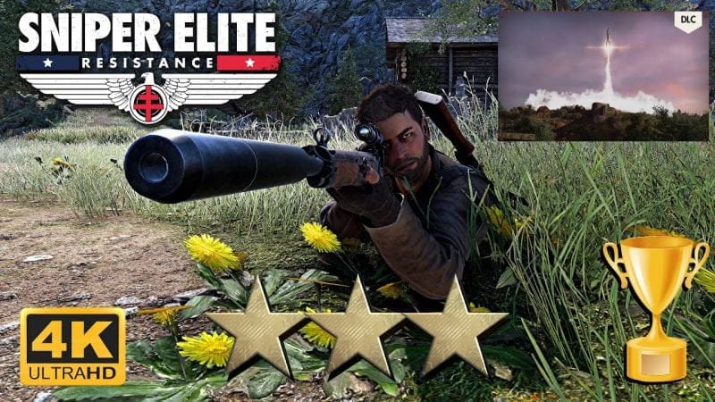 DANS LA BOUE ET LE TONNERRE  DIFFICULTÉ AUTHENTIQUE TOUS OBJECTIFS 3 ÉTOILES SNIPER ELITE RESISTANCE