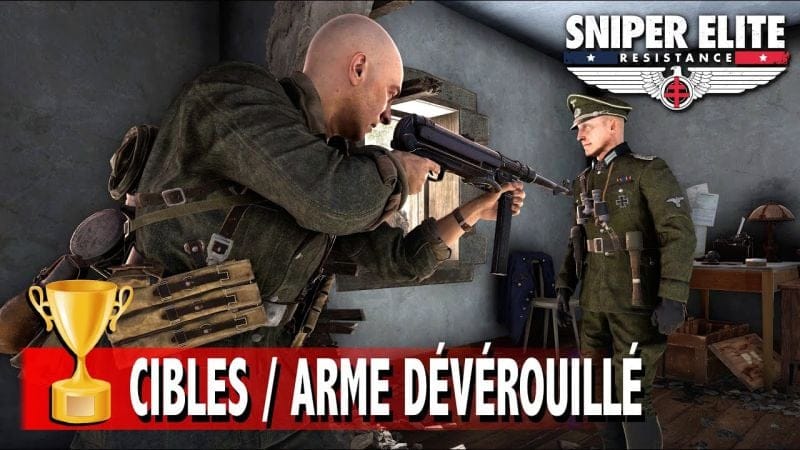 DÉFI ÉLIMINATION ARNO LEMBKLE & Chargeur rallongé (auto 5) - SNIPER ELITE RESISTANCE