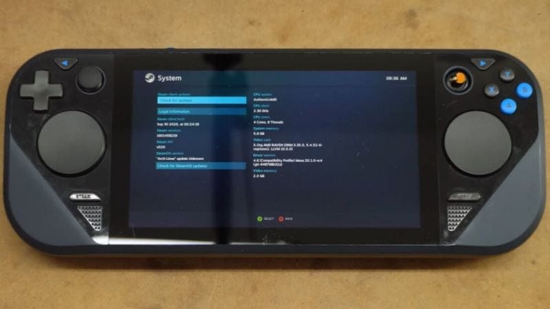 Un prototype du Steam Deck équipé d’un Ryzen 7 3700U a été vendu sur eBay et testé - IG News