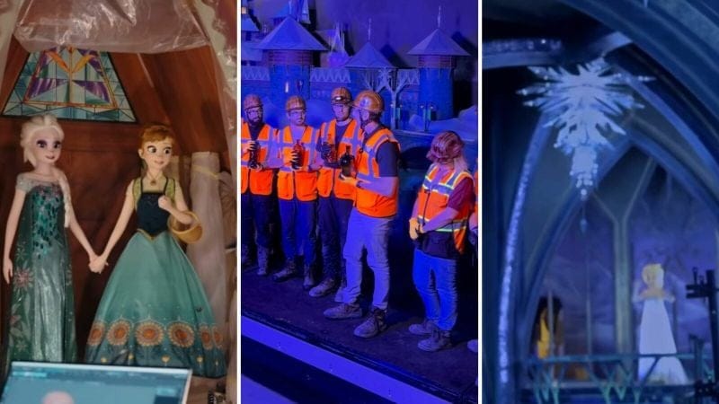 Disney dévoile les premières images de l'attraction Reine des Neiges à Paris