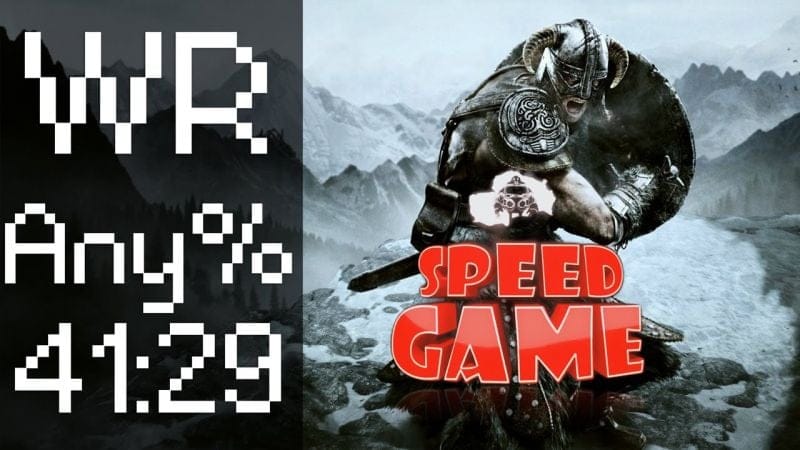 Speed Game - Skyrim - Fini en 41:29. Bob Lennon et RealMyop