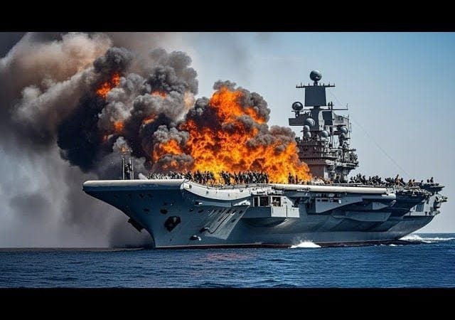 1 minute ago: Ukrainian F-16 destroys Russian aircraft carrier full of fighter jets!
