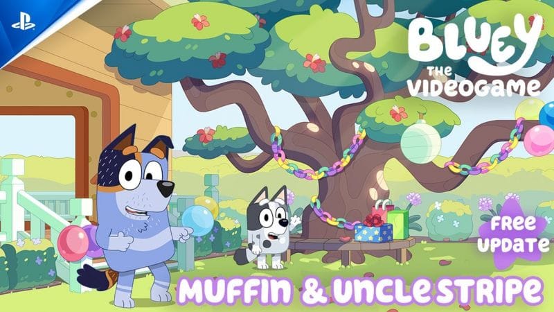 Bluey The Videogame - Free Update 2:  Muffin & Uncle Stripe Trailer | PS5 & PS4 Games