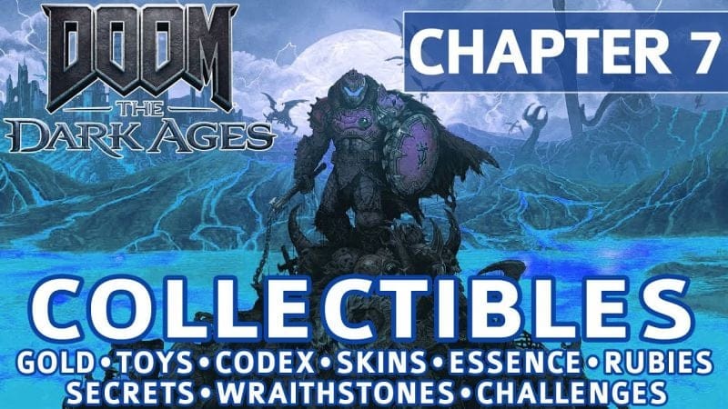 Doom The Dark Ages - Chapter 7: Siege – Part 2 All Collectibles & Gold Locations - 100%