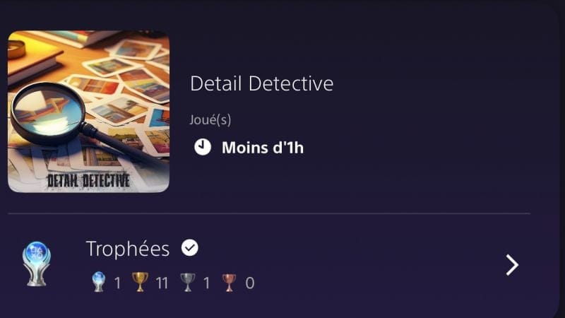 Platine #147 - Détail detective