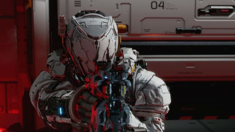 Pragmata Avant-première : Oubliez la course et le tir, il s'agit de pirater et d'exploser.