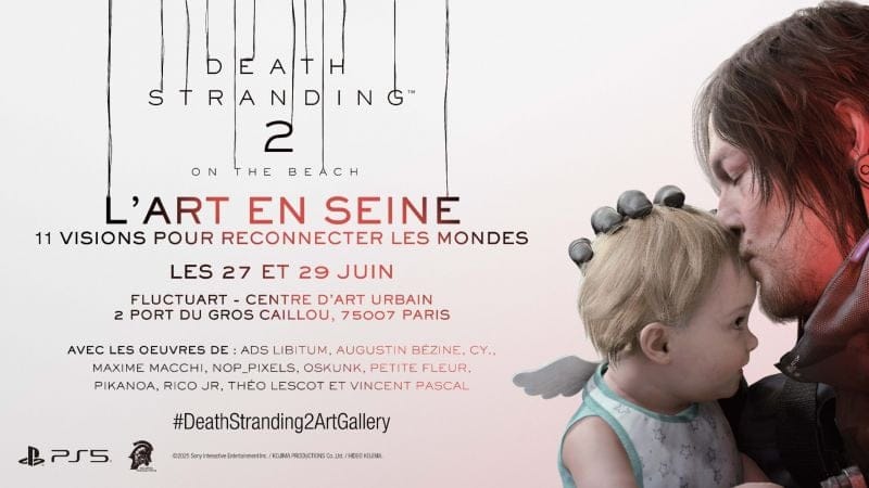 DEATH STRANDING 2: ON THE BEACH – Visitez l’exposition L’Art en Seine à Paris les​ 27 et 29 juin 2025 à FluctuArt