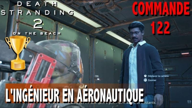 Commande 122 - Connecter Installation L'INGÉNIEUR EN AÉRONAUTIQUE - DEATH STRANDING 2 ON THE BEACH