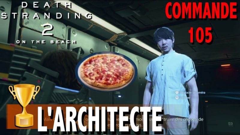 COMMANDE 105 - Connecter Installation L'ARCHITECTE - DEATH STRANDING 2 ON THE BEACH