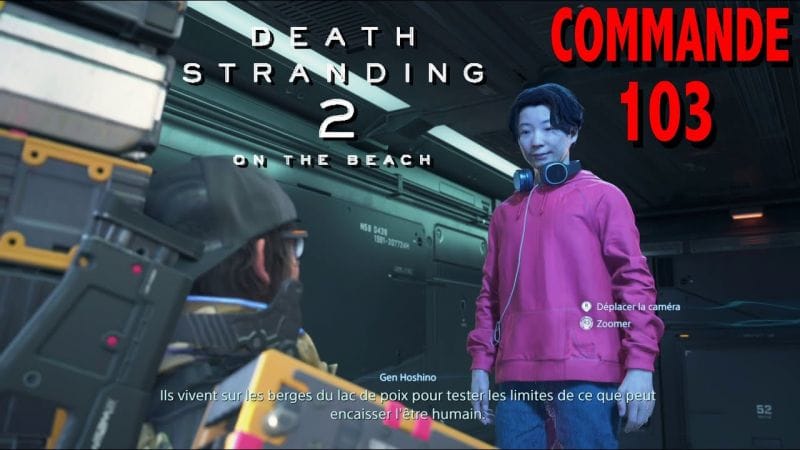 COMMANDE 103 Récupérer la collection de disques volées Le Musicien - DEATH STRANDING 2 ON THE BEACH