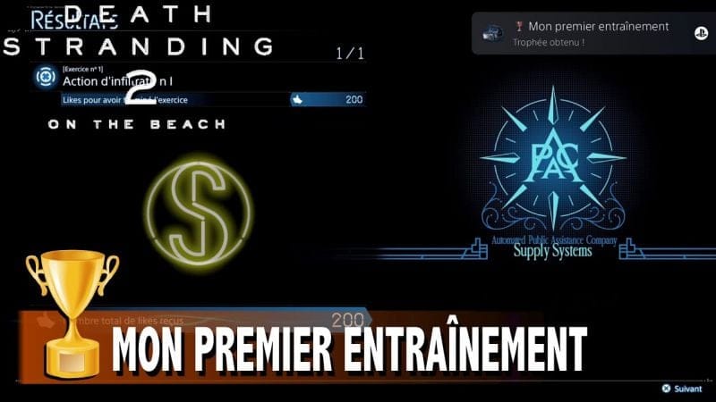 MON PREMIER ENTRAÎNEMENT - Terminer votre 1er Programme VR TROPHÉE DEATH STRANDING 2 ON THE BEACH
