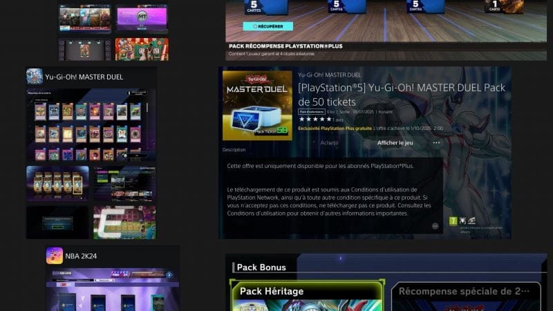 Les nouveaux packs son là gavez vous