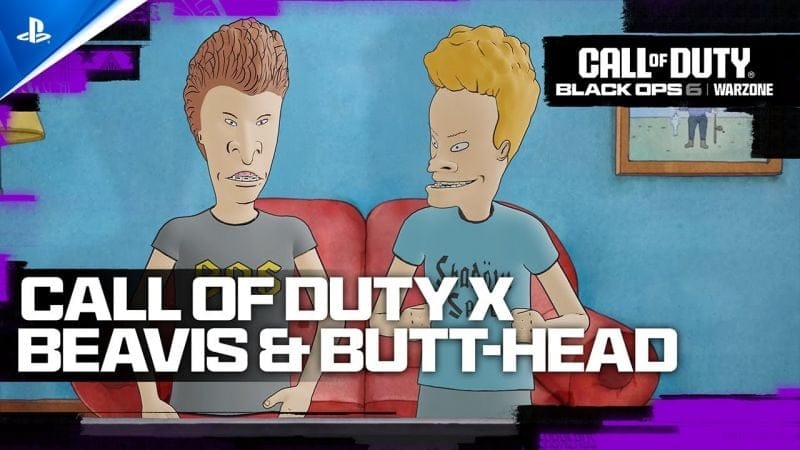 Call of Duty: Black Ops 6 & Warzone - Beavis & Butt-head Trailer | PS5 & PS4 Games