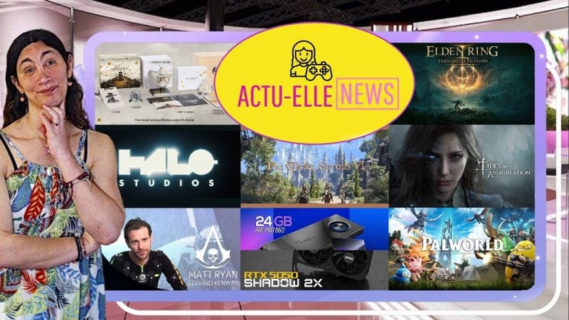 Actu Elle News du 1er juillet(Ghost of Yotei, Black Flag, Elden Ring, Halo, Intel et plus)