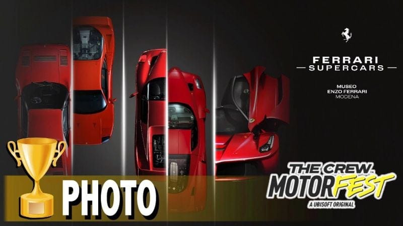 PHOTO SUPERCAR - CHAMPS DE LAVANDE de KEALALOLOA - FERRARI SUPERCARS - THE CREW MOTORFEST