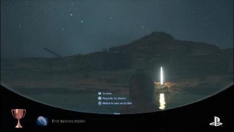 DEATH STRANDING 2 : Guide/Trophée Écrit dans les étoile