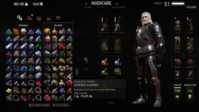 Liqueur de cerise The Witcher 3 : comment et où mettre la main sur cet ingrédient ?