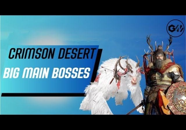 Crimson Desert | Four Main Boss Battles HD | 2025, PC,PS5, XBOX S X #rpg