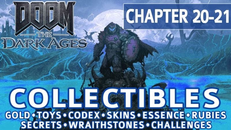 Doom The Dark Ages - Chapter 20 & 21: Resurrection All Collectibles & Gold Locations - 100%