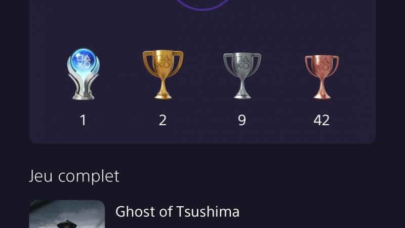 Platine de Ghost Of Tshushima