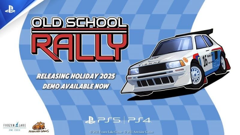 Old School Rally - Trailer d'annonce sur PS5 et PS4