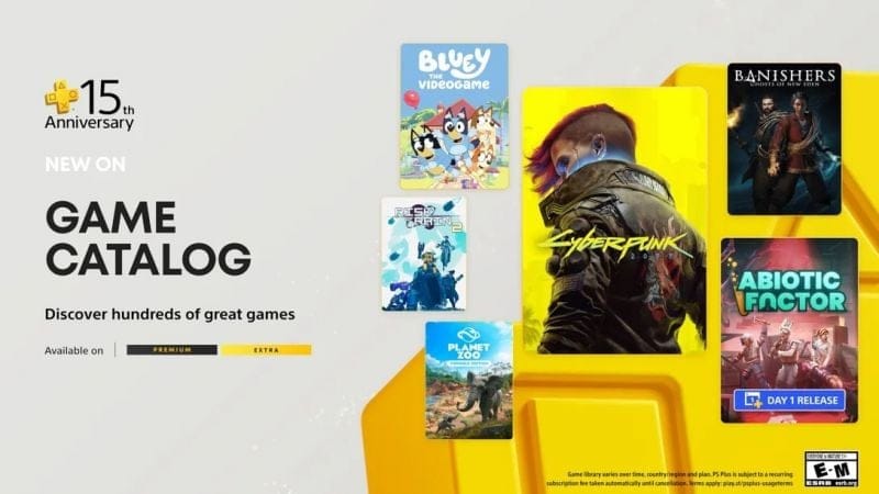 Cyberpunk 2077, Bluey et bien d'autres jeux arrivent enfin sur PlayStation Plus.