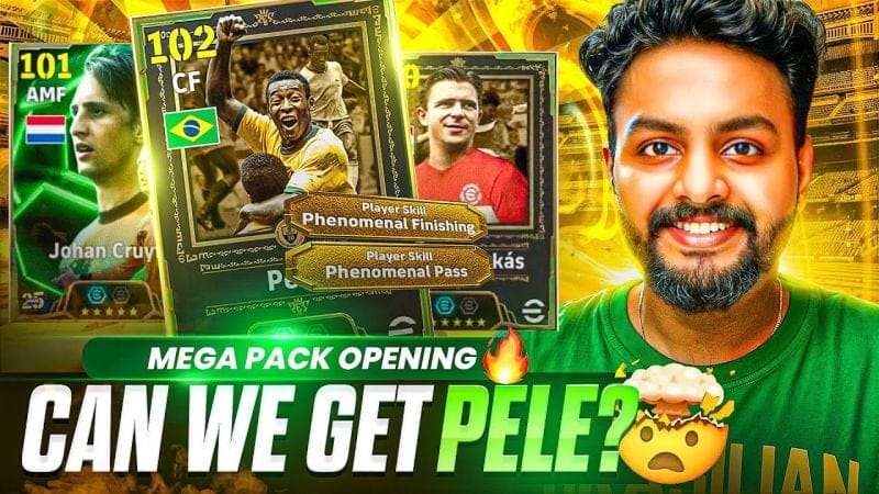 OMG😦 | 108 PELE Pack OPENING in Main Account🥵 | EPIC WORLD CLASSICS PACK🔥 | 106 PUSKAS + 106 CRUYFF🤩