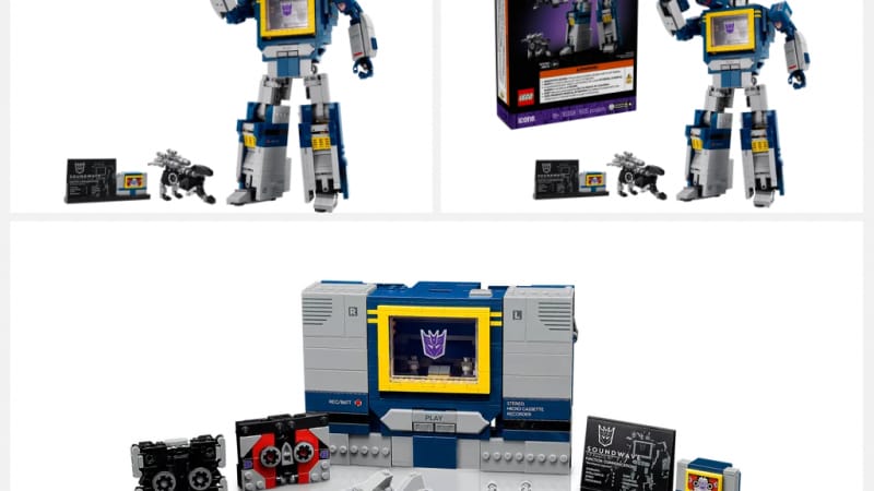 Soundwave reçoit le traitement LEGO