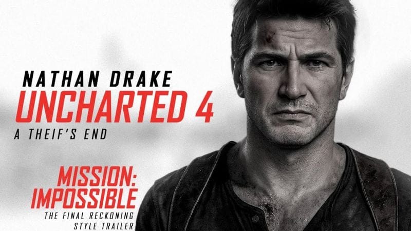Uncharted 4 | Un trailer inspiré du film Mission Impossible 8
