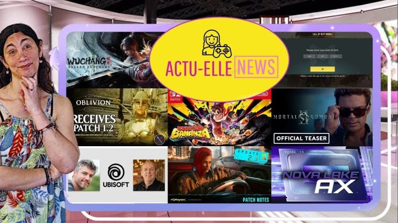 Actu Elle News du 17 juillet(Cyberpunk, Donkey Kong, Call of Duty, Ubisoft et plus)