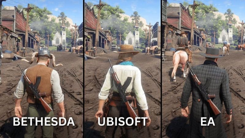 If Red Dead Redemption 2 was made by other companies...
