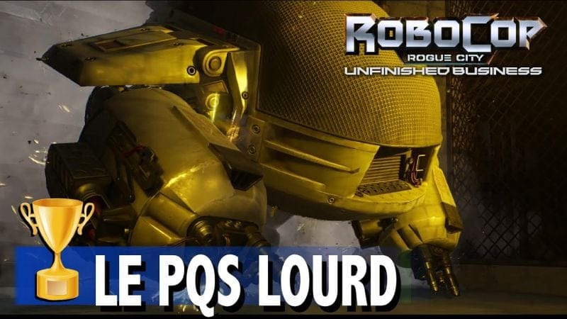LE PQS LOURD - Le plus gros point faible de l'ED-209 - ROBOCOP ROGUE CITY UNFINISHED BUSINESS