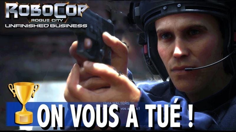 ON VOUS A TUÉ ! - Faites-vous tuer en incarnant Alex Murphy - ROBOCOP ROGUE CITY UNFINISHED BUSINESS