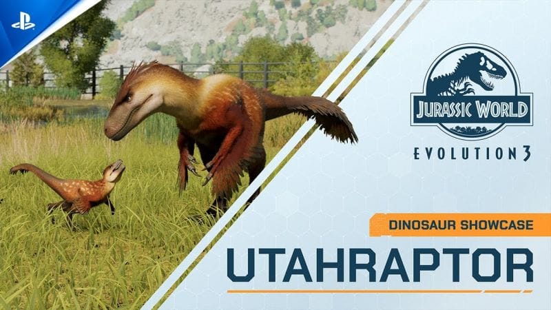 Jurassic World Evolution 3 - Utahraptor Dinosaur Showcase | PS5 Games