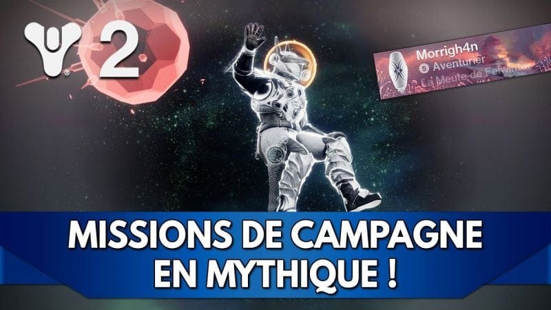 Destiny 2 FR : Missions Mythiques - Emblème Bouffée de l'Émissaire & 1er Loot T5 !